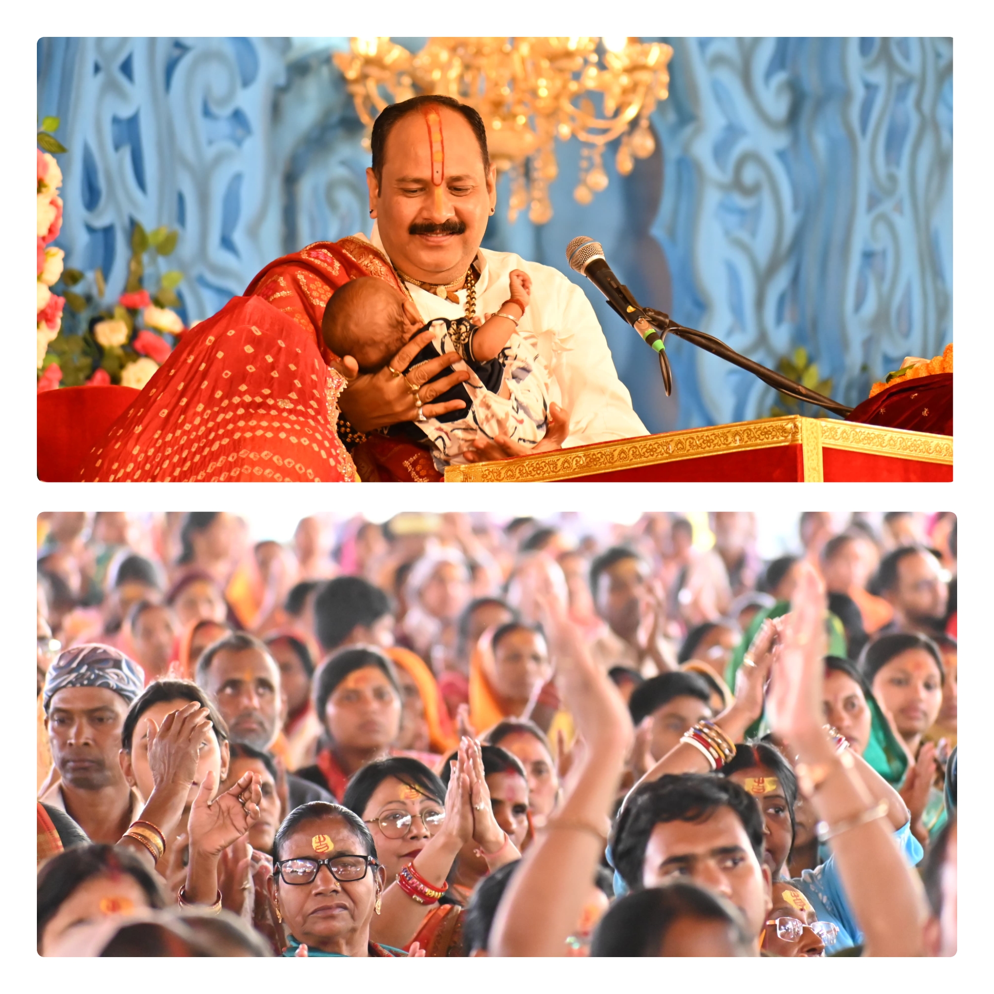 मयाली में शिव महापुराण कथा का दूसरा दिन :भोले बाबा को बस एक लोटा जल सारी समस्या का हल,पंडित श्री प्रदीप मिश्रा ने तामसिक भोजन से दूर रहने और अपने मन के अहंकार को दूर करने का दिया संदेश