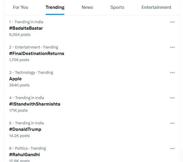 मुख्यमंत्री श्री साय का आज बस्तर दौरा.... बदलता बस्तर हेजटैग के साथ सोशलमीडया पर दिन भर किया&nbsp; टॉप ट्रेंड&nbsp;&nbsp;