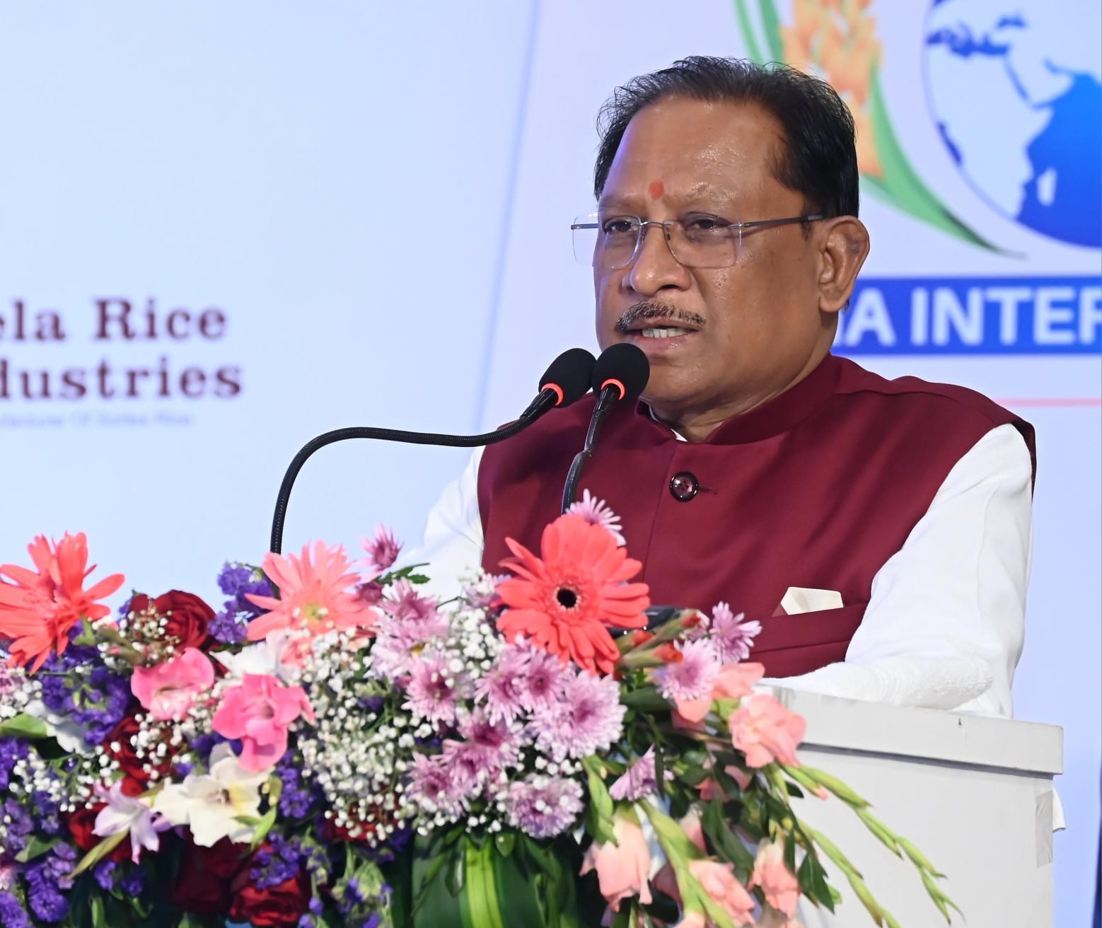 चावल निर्यातकों को दी बड़ी सौगात, &nbsp;मंडी शुल्क में छूट की अवधि एक साल बढ़ाई गई,इंडिया इंटरनेशनल राइस समिट में मुख्यमंत्री श्री साय ने की घोषणा