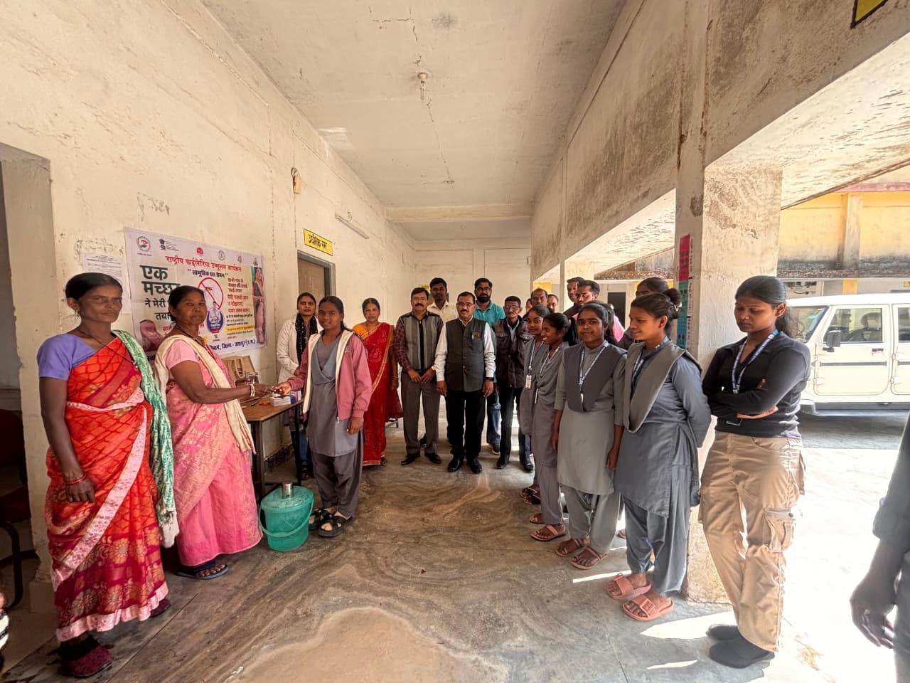 राष्ट्रीय फाइलेरिया उन्मूलन कार्यक्रम: जिला स्तर पर एवं समस्त विकासखंडों में किया गया सामूहिक दवा सेवन का शुभारंभ