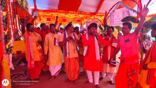 रामजन्मोत्सव के अवसर पर अष्ट प्रहरी हरि कीर्तन शुरू, हरे कृष्ण हरे राम की धुन से भक्तिमय हुआ का पूरा क्षेत्र, बना चारों ओर एक दिव्य माहौल,ओडिशा-झारखंड से कीर्तन मंडली होंगी शामिल