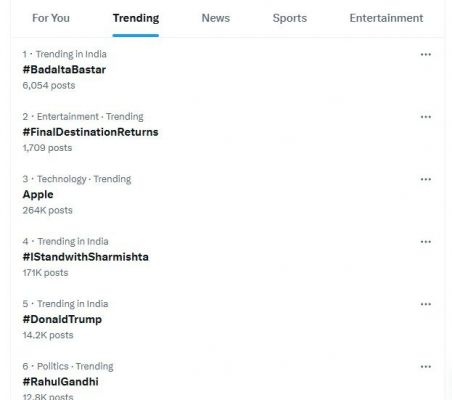 मुख्यमंत्री श्री साय का आज बस्तर दौरा.... बदलता बस्तर हेजटैग के साथ सोशलमीडया पर दिन भर किया&nbsp; टॉप ट्रेंड&nbsp;&nbsp;