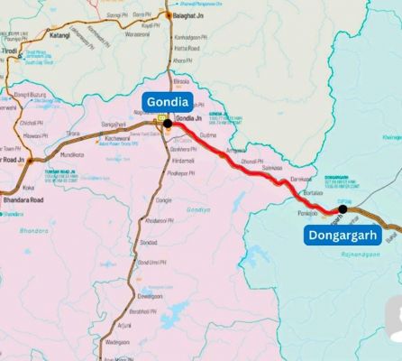 गोंदिया&ndash;डोंगरगढ़ चौथी रेल लाइन से छत्तीसगढ़ को मिलेगा विकास का नया ट्रैक : डबल इंजन सरकार में विकास की पटरी पर दौड़ रहा छत्तीसगढ़ - मुख्यमंत्री श्री साय*