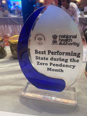 छत्तीसगढ़ आयुष्मान भारत प्रधानमंत्री जन आरोग्य योजना के क्रियान्वयन में देश में पहले पायदान पर...मिला श्रेष्ठ प्रदर्शन राज्य का सम्मान