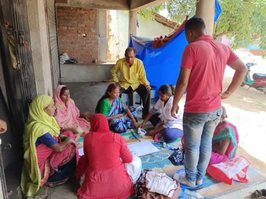 रजत जयंती के तहत स्वच्छाग्राहीयों का पंजीयन एवं स्वास्थ्य परीक्षण संपन्न