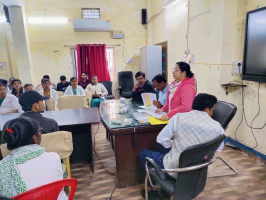 गैर संचारी रोग नियंत्रण कार्यक्रम के भौतिक प्रगति की समीक्षा बैठक सम्पन्न