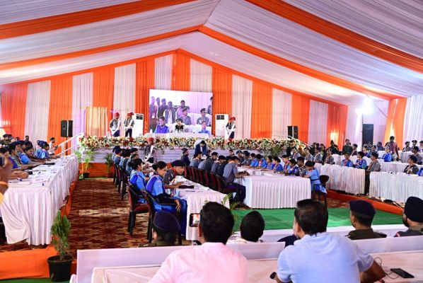 लोकतंत्र की पाठशाला बना नेशनल रोवर - रेंजर जंबूरी,युवा संसद में डॉ. रमन सिंह बने अध्यक्ष और बच्चे बने सांसद, लोकहित के मुद्दों पर हुई चर्चा