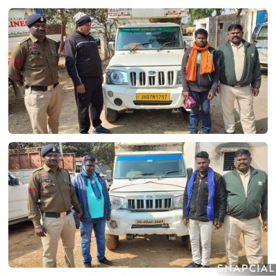 ऑपरेशन शंखनाद में जशपुर पुलिस की बड़ी कामयाबी: झारखंड के गौ तस्कर लोदाम में धराए, दो पिकअप समेत 06 गौवंश सकुशल मुक्त,तड़के नाकाबंदी कर ग्राम पोड़ी के पास पकड़े गए चार आरोपी