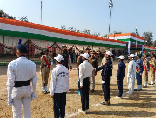 गणतंत्र दिवस की तैयारी का कलेक्टर और एसएसपी ने लिया जायजा लिया,रणजीता स्टेडियम में होगा मुख्य समारोह